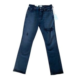 Citizens of Humanity black jeans NWT Jolene high rise Vintage slim ripped 29